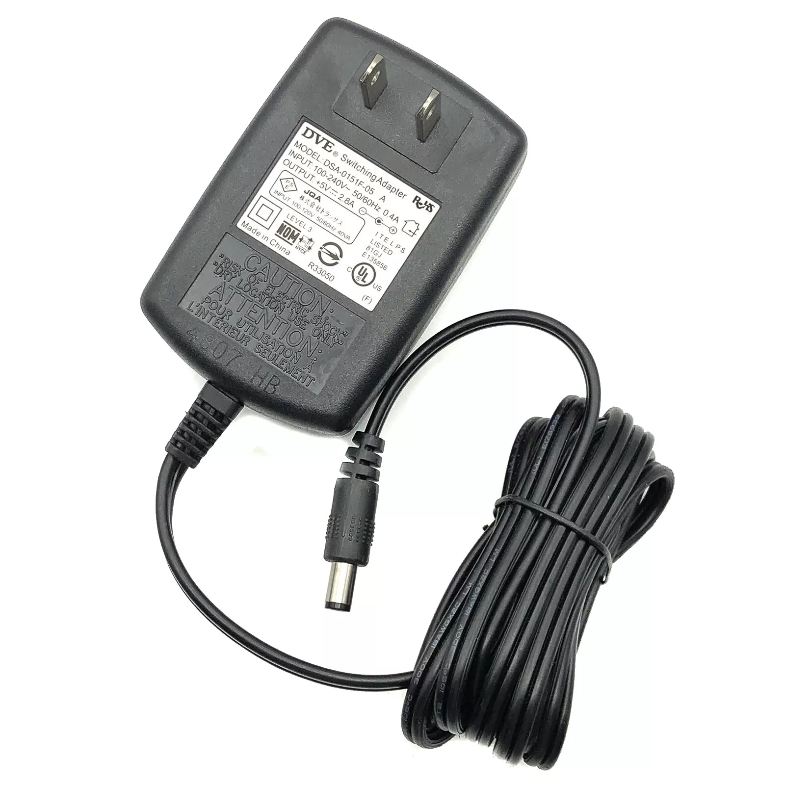 New & Reliable Quality DVE DSA-0151F-05 5V 2.6A 13W Switching AC DC Power Supply Adapter New & Reliable Quality DVE DSA-0151F-05 5V 2.6A 13W Switching AC DC Power Supply Adapter